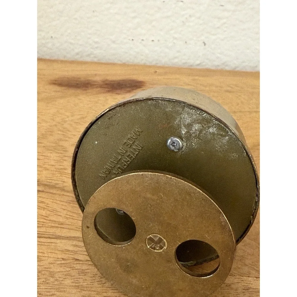 Vintage Brass Sailboat Music Box 